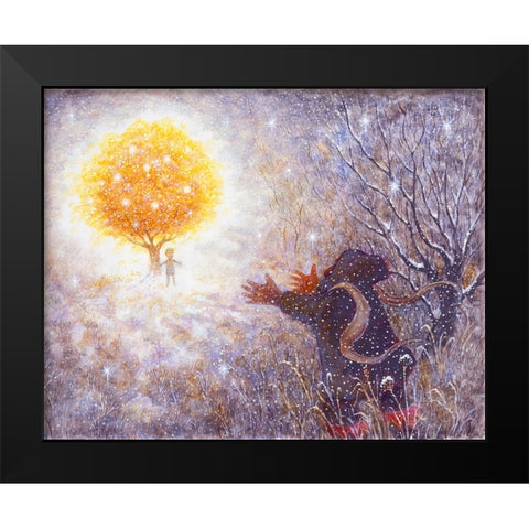 The Selfish Giant #7 Black Modern Wood Framed Art Print by Bell, Bill