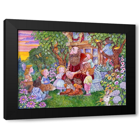 The Selfish Giant #8 Black Modern Wood Framed Art Print with Double Matting by Bell, Bill