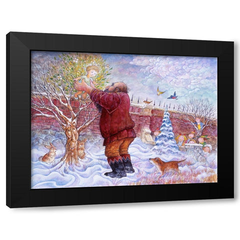 The Selfish Giant #10 Black Modern Wood Framed Art Print by Bell, Bill