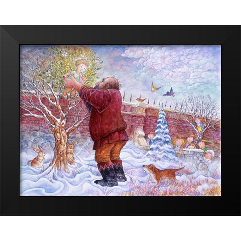 The Selfish Giant #10 Black Modern Wood Framed Art Print by Bell, Bill