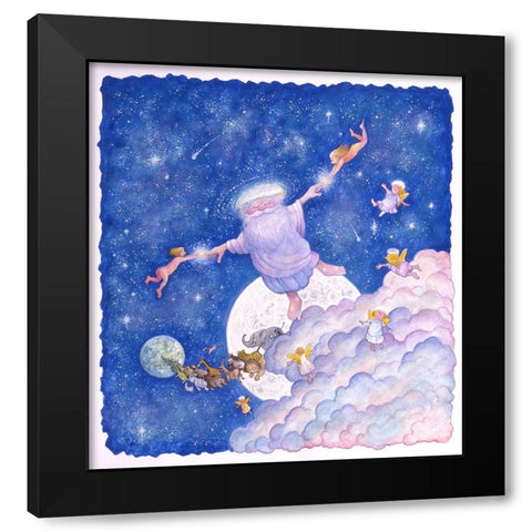 My Stars Said God Black Modern Wood Framed Art Print by Bell, Bill