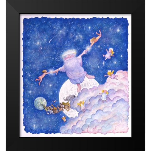 My Stars Said God Black Modern Wood Framed Art Print by Bell, Bill