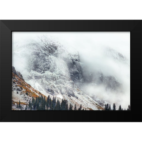 A Glimpse Of Heaven Black Modern Wood Framed Art Print by Sherrell, Bill