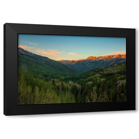 A Million Dollar View Black Modern Wood Framed Art Print by Sherrell, Bill