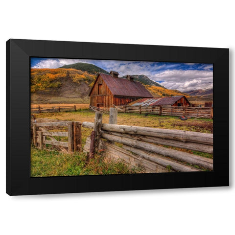 A Simpler Life Black Modern Wood Framed Art Print by Sherrell, Bill