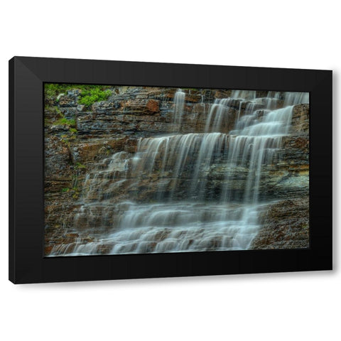 A Staircase Of Grace Black Modern Wood Framed Art Print by Sherrell, Bill