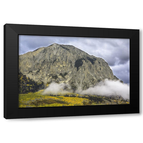 Angel Mountain Black Modern Wood Framed Art Print by Sherrell, Bill
