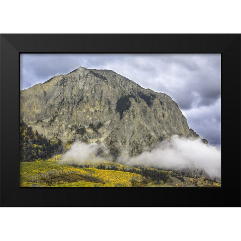 Angel Mountain Black Modern Wood Framed Art Print by Sherrell, Bill