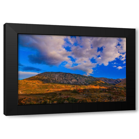 Autumn In Telluride Black Modern Wood Framed Art Print by Sherrell, Bill