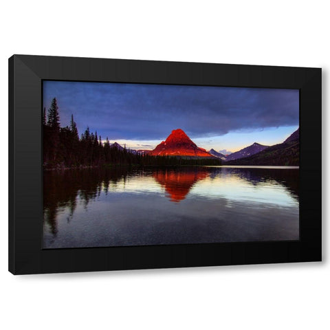 Dawns Early Light Black Modern Wood Framed Art Print with Double Matting by Sherrell, Bill