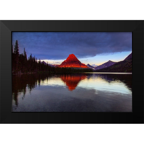 Dawns Early Light Black Modern Wood Framed Art Print by Sherrell, Bill