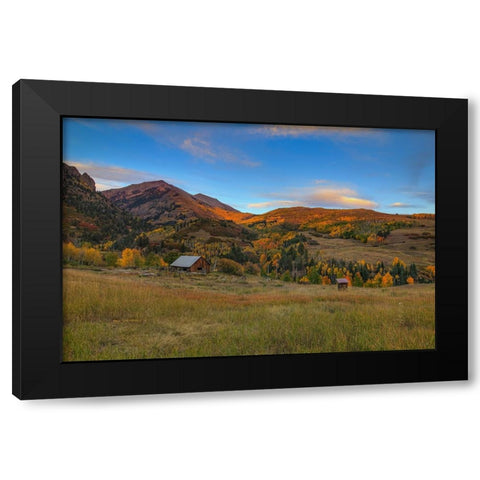 Finding Peace Black Modern Wood Framed Art Print by Sherrell, Bill