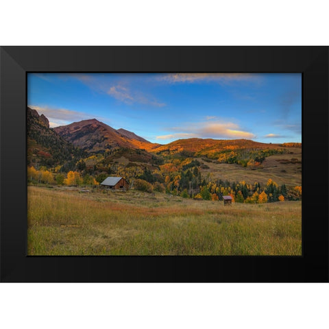 Finding Peace Black Modern Wood Framed Art Print by Sherrell, Bill