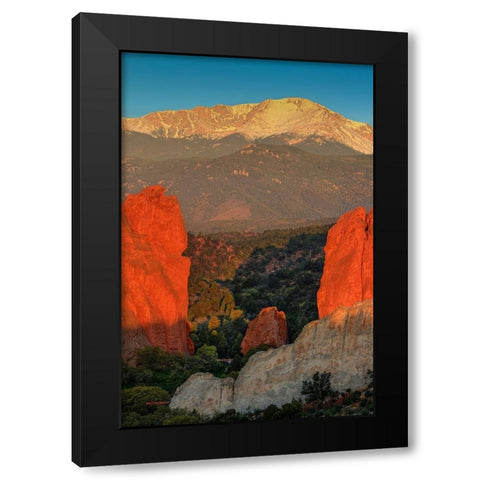 Gateway To Majesty Black Modern Wood Framed Art Print by Sherrell, Bill