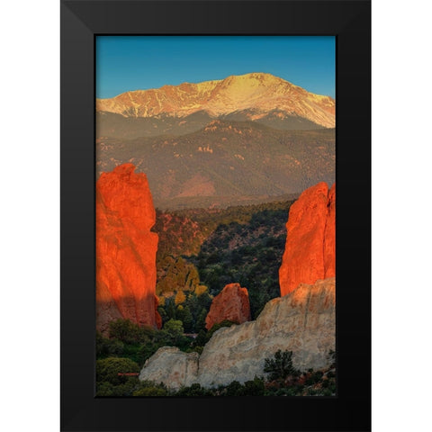 Gateway To Majesty Black Modern Wood Framed Art Print by Sherrell, Bill