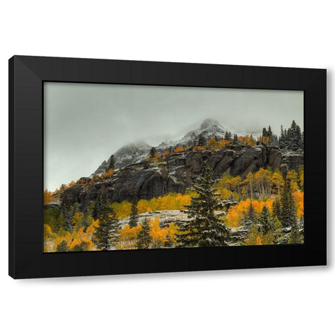 In The Wake Of Autumn Black Modern Wood Framed Art Print by Sherrell, Bill
