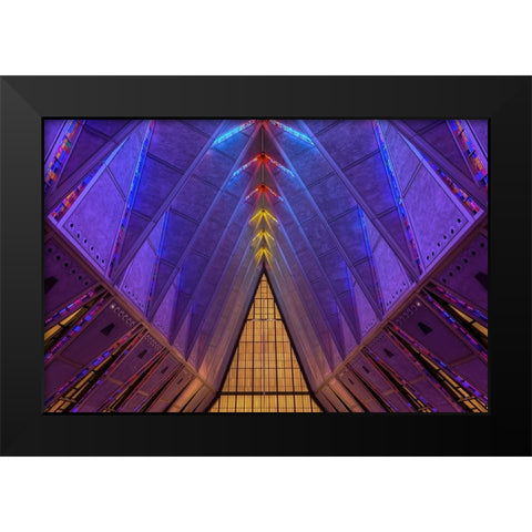 Inspirational Color Black Modern Wood Framed Art Print by Sherrell, Bill