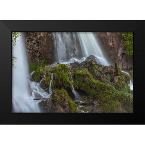 Paths Of Least Resistance Black Modern Wood Framed Art Print by Sherrell, Bill