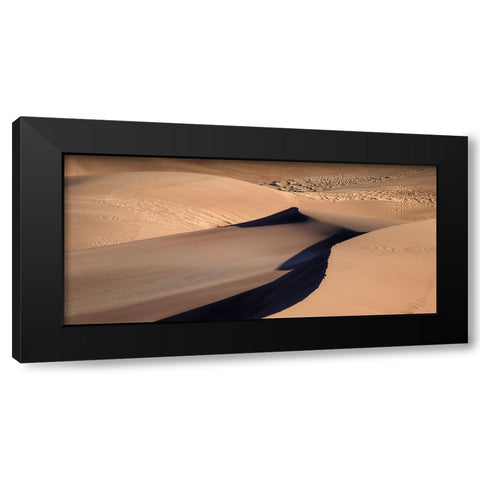 Shapes Black Modern Wood Framed Art Print by Sherrell, Bill
