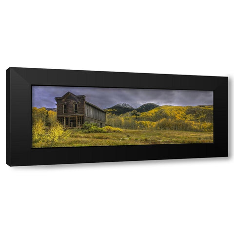 The Ashcroft Hotel Black Modern Wood Framed Art Print by Sherrell, Bill