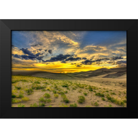 The Edge Of Life Black Modern Wood Framed Art Print by Sherrell, Bill