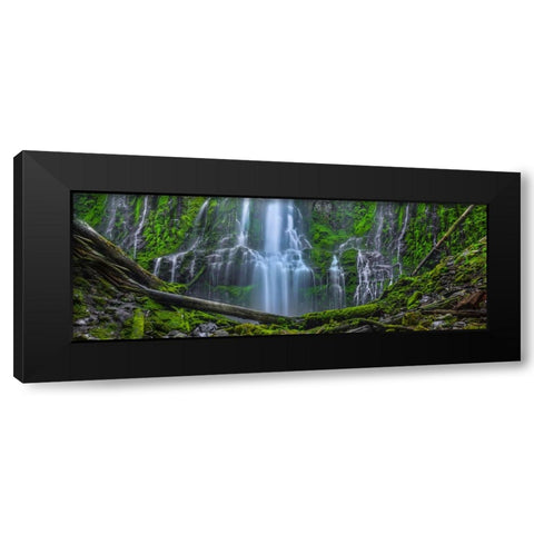 An Encounter With Paradise-Pano Black Modern Wood Framed Art Print by Sherrell, Bill