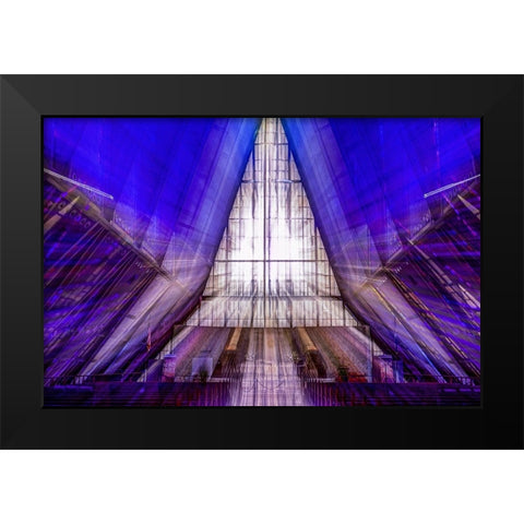 Come Toward The Light Black Modern Wood Framed Art Print by Sherrell, Bill