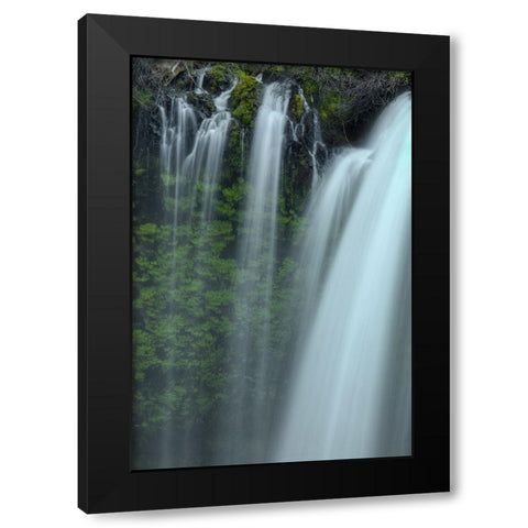 Drapes Of Grace Black Modern Wood Framed Art Print with Double Matting by Sherrell, Bill