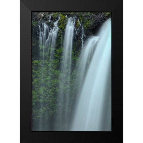 Drapes Of Grace Black Modern Wood Framed Art Print by Sherrell, Bill