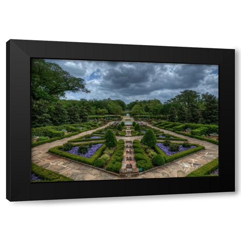 Fort Worth Botanic Gardens Black Modern Wood Framed Art Print by Sherrell, Bill