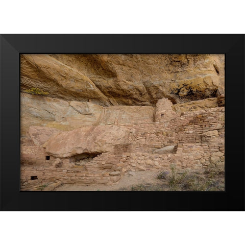Life As A Cliff Dweller 1 Black Modern Wood Framed Art Print by Sherrell, Bill