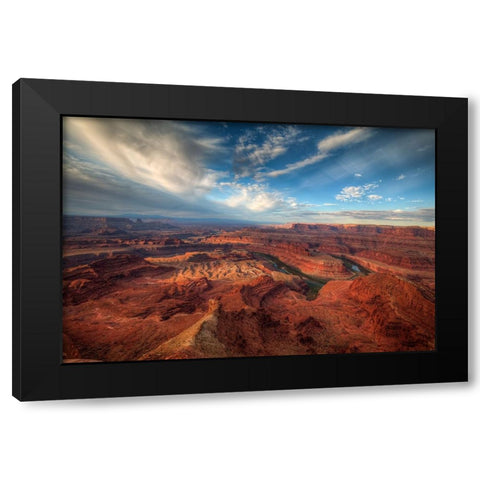 Sunrise Over Dead Horse Canyon 3 Black Modern Wood Framed Art Print with Double Matting by Sherrell, Bill