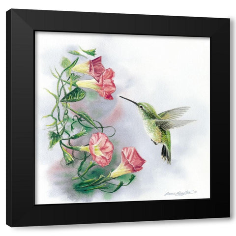 Harmony in Motion II Black Modern Wood Framed Art Print by Langton, Bruce