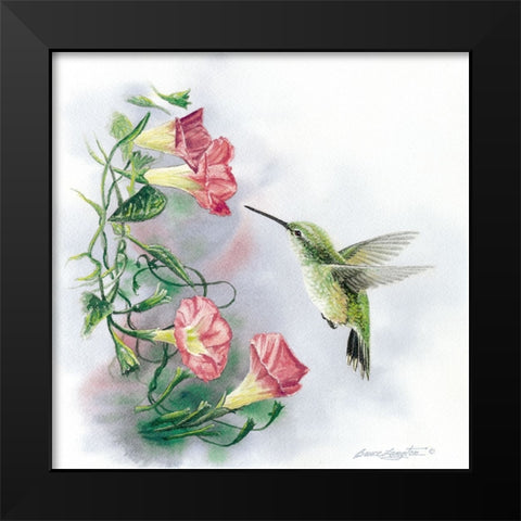 Harmony in Motion II Black Modern Wood Framed Art Print by Langton, Bruce