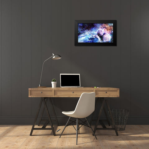 A Prayer For The Earth Black Modern Wood Framed Art Print by Gray, Cameron
