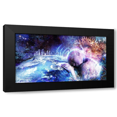 A Prayer For The Earth Black Modern Wood Framed Art Print by Gray, Cameron