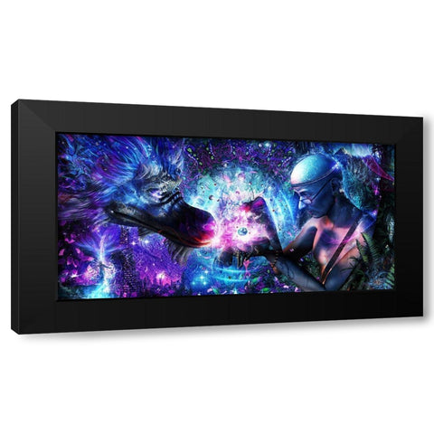 A Spirits Silent Cry Black Modern Wood Framed Art Print by Gray, Cameron