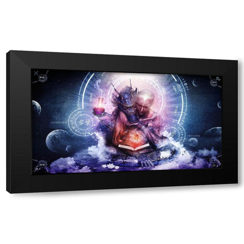 Perhaps The Dreams Are Of Soulmates Black Modern Wood Framed Art Print by Gray, Cameron