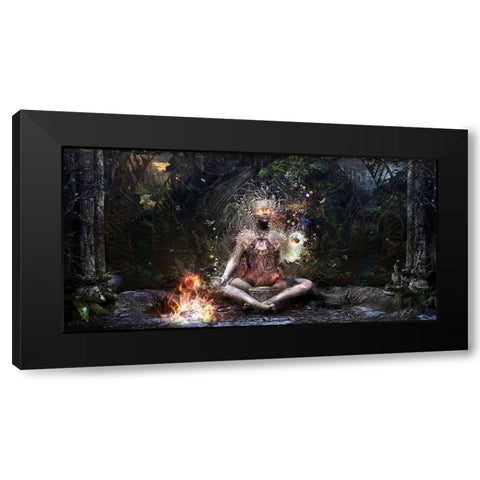 Sacrament For The Sacred Dreamers Black Modern Wood Framed Art Print with Double Matting by Gray, Cameron
