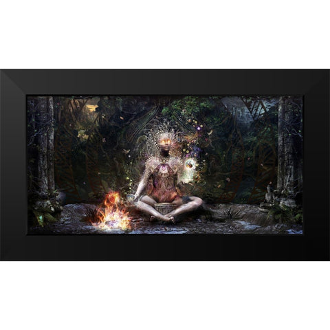 Sacrament For The Sacred Dreamers Black Modern Wood Framed Art Print by Gray, Cameron
