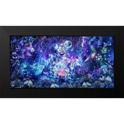 Transcension Black Modern Wood Framed Art Print by Gray, Cameron