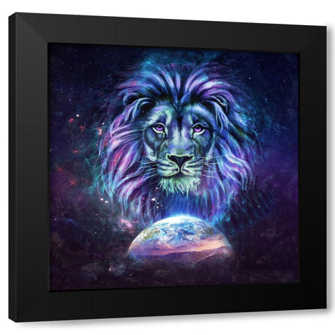 Guardian Black Modern Wood Framed Art Print with Double Matting by Gray, Cameron