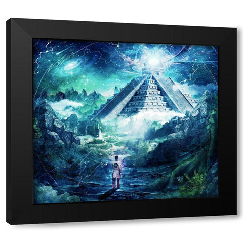 Journey Through A Dream Black Modern Wood Framed Art Print by Gray, Cameron