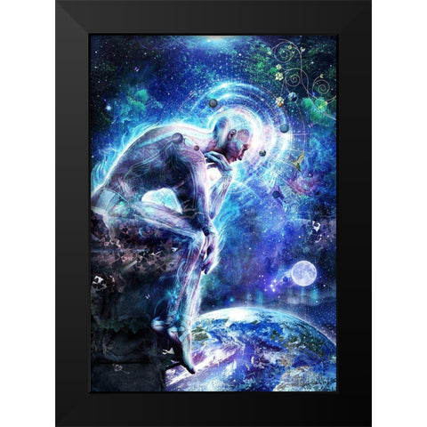 The Mystery Of Ourselves Black Modern Wood Framed Art Print by Gray, Cameron