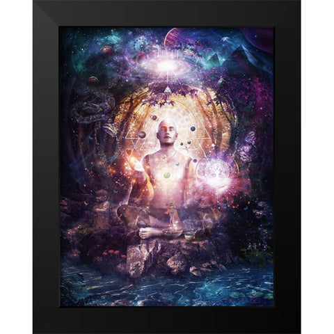 Connected To Source Black Modern Wood Framed Art Print by Gray, Cameron