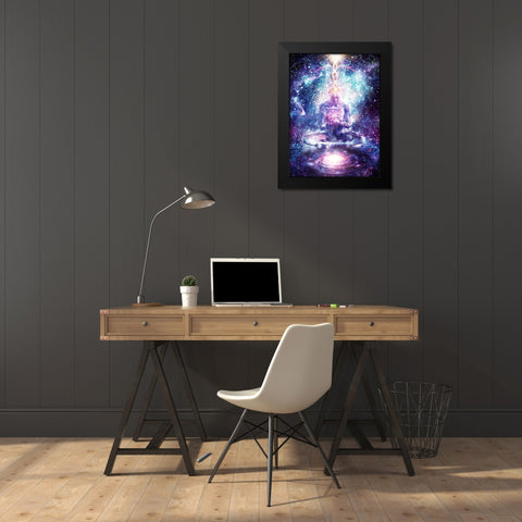 On The Edge Of Harmony Black Modern Wood Framed Art Print by Gray, Cameron