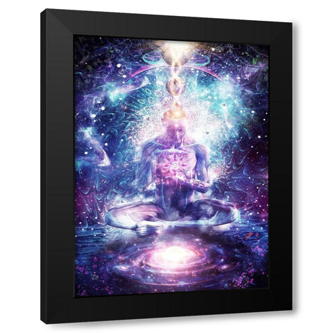 On The Edge Of Harmony Black Modern Wood Framed Art Print by Gray, Cameron