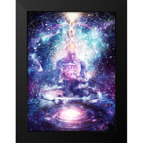 On The Edge Of Harmony Black Modern Wood Framed Art Print by Gray, Cameron