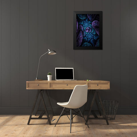 Elemental Dreams Black Modern Wood Framed Art Print by Gray, Cameron