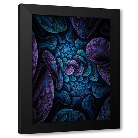 Elemental Dreams Black Modern Wood Framed Art Print by Gray, Cameron